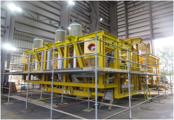 image of a custom manufactured support for small bore tubing and piping